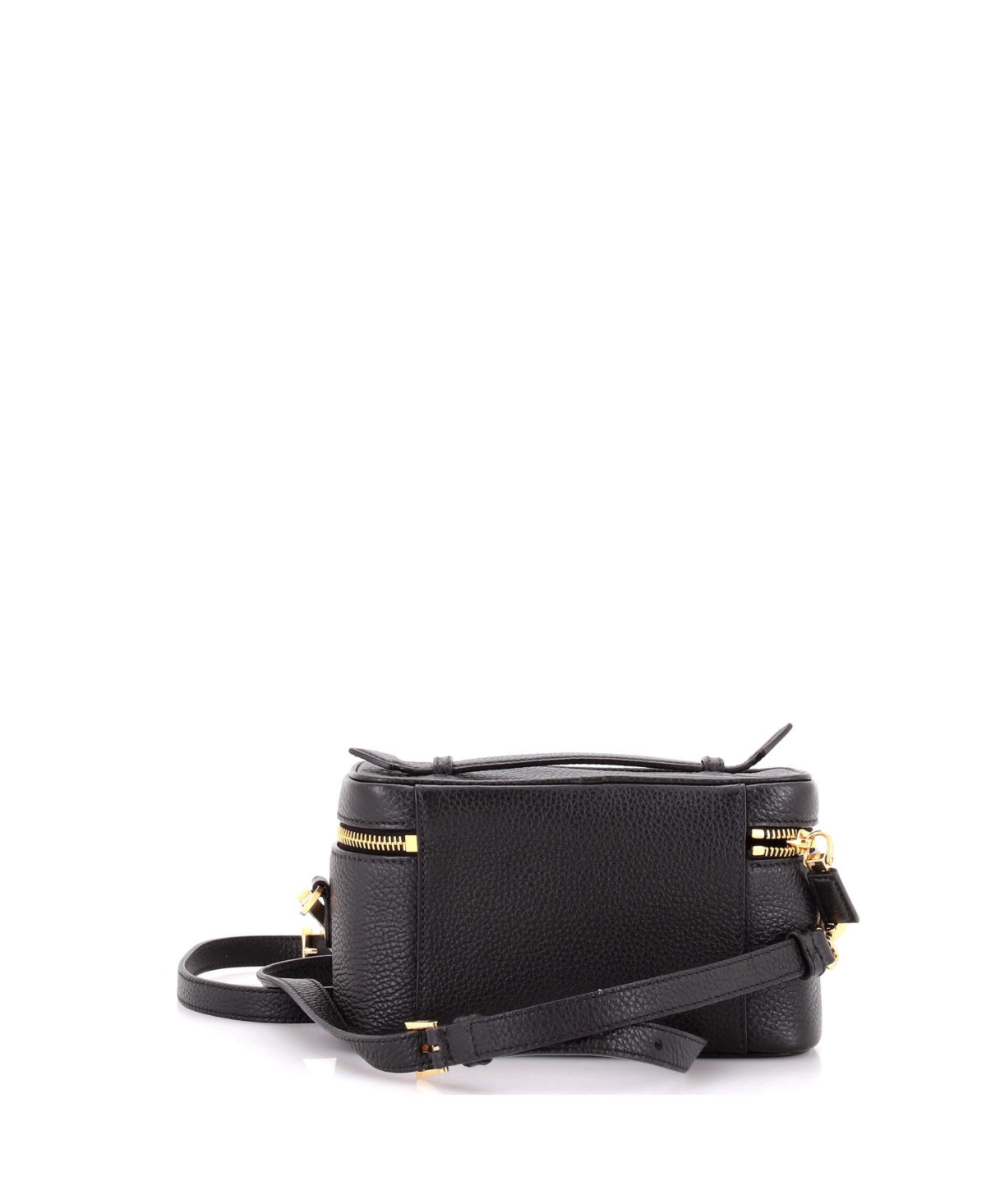 Pre-Owned Prada Mini Convertible Top Handle Vanity Shoulder Bag Vitello Daino
