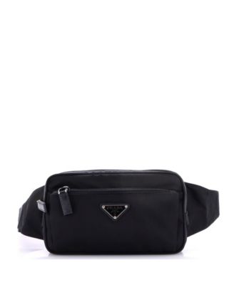 Small Zip Waist Bag Tessuto