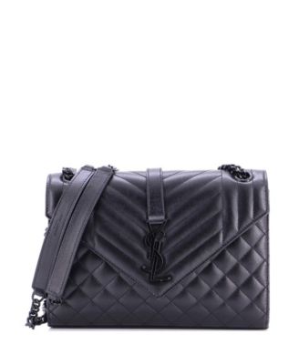 Medium Classic Monogram Envelope Satchel Mixed Matelasse Leather