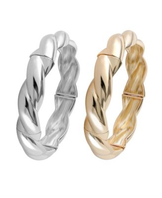 Womens Chunky Stretch Bracelet Set