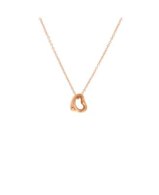 Pre-Owned Tiffany & Co Elsa Peretti Open Heart Pendant Necklace