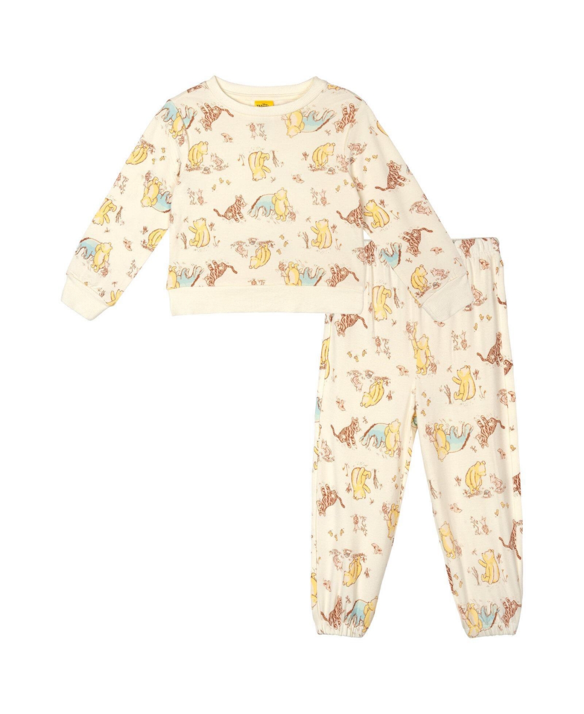 Winnie the Pooh Toddler Girls' 2T-4 2-Piece Sweatshirt and Pants Set