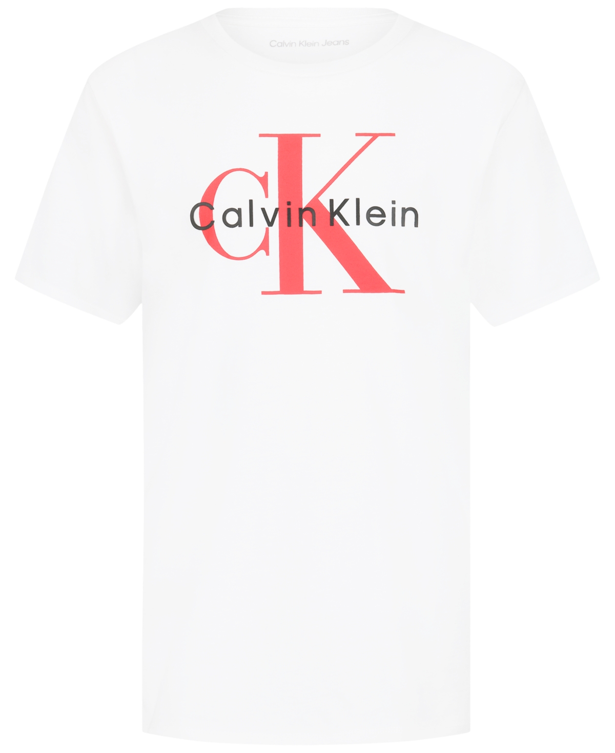 Calvin Klein Boys' 8-20 Short-Sleeve T-Shirt - White