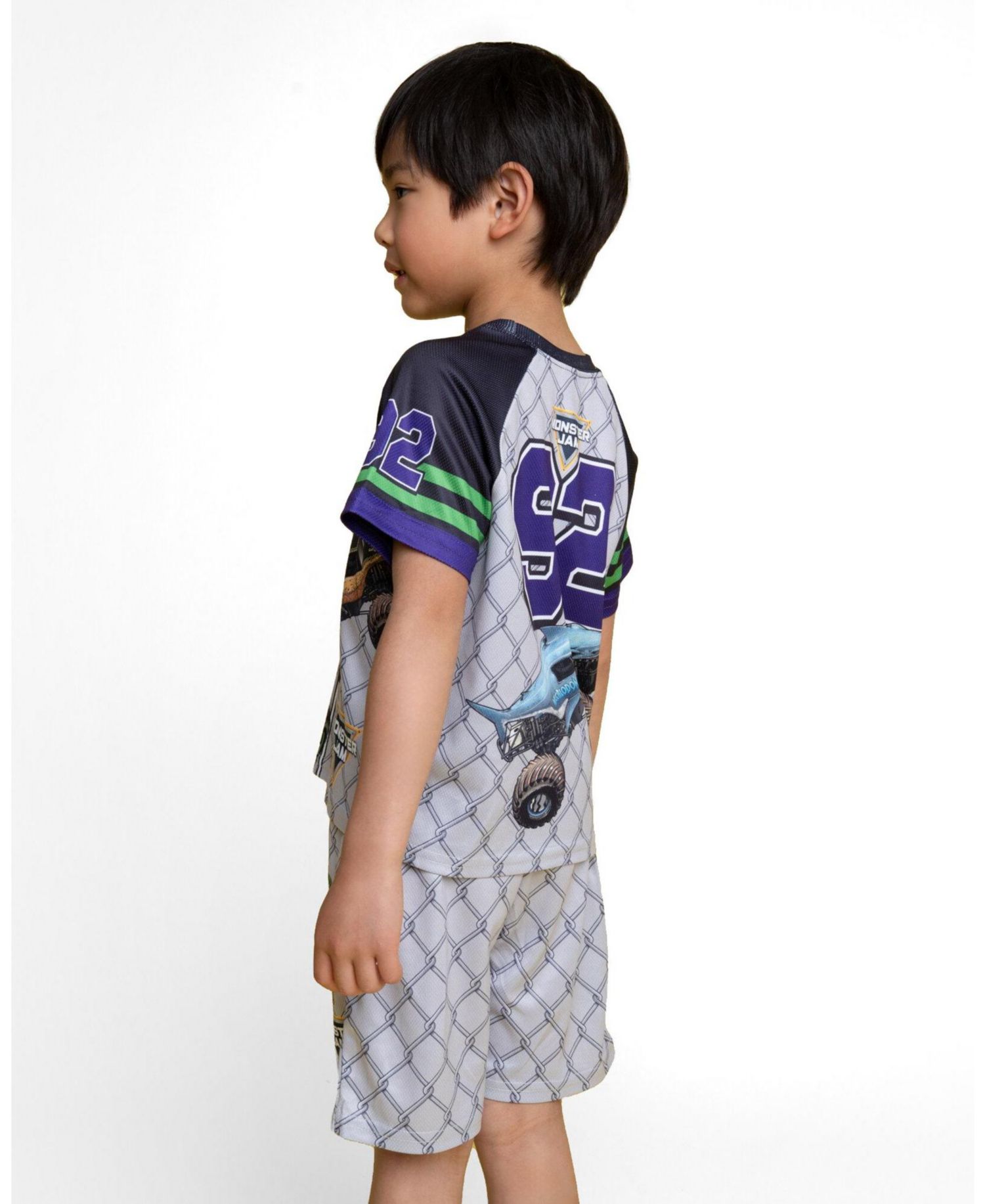 Little Boys 5-12 Athletic 2-Piece Baseball Jersey and Shorts Set