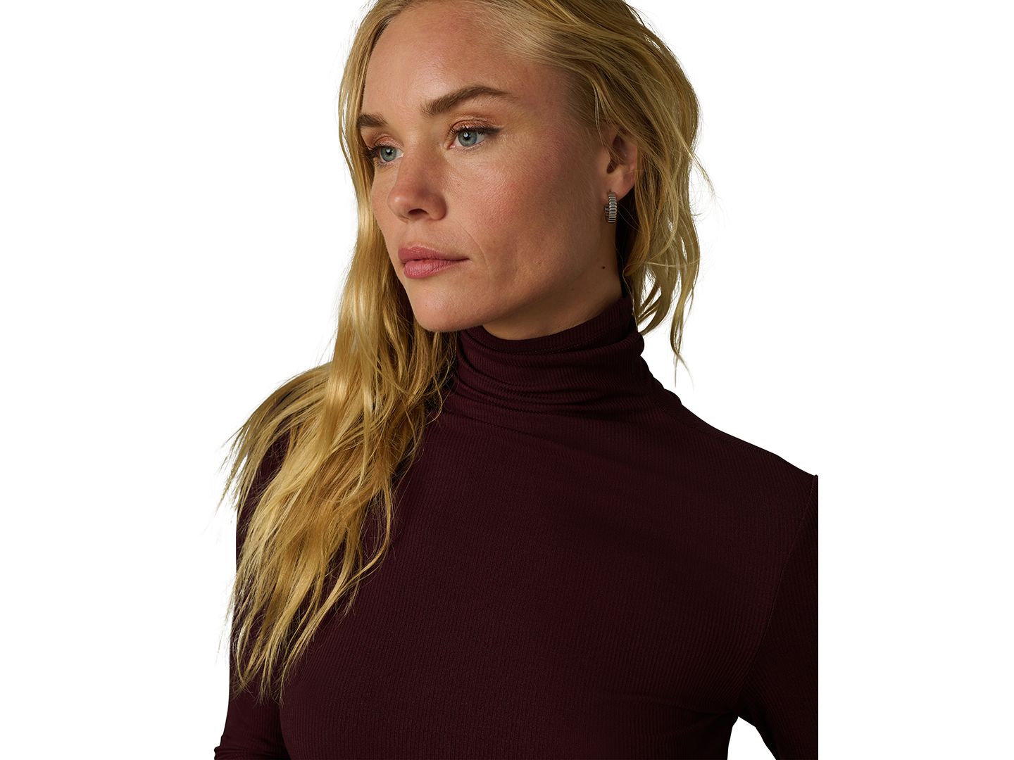 Женский топ Joe's Jeans The Tony Long-Sleeve Turtleneck Knit, цвет: Бордо — фото 4