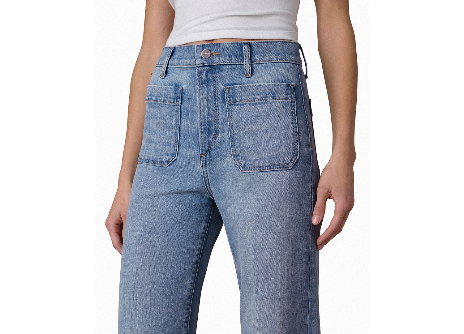 Women's The Mia Patch Pocket High-Rise Wide Jeans