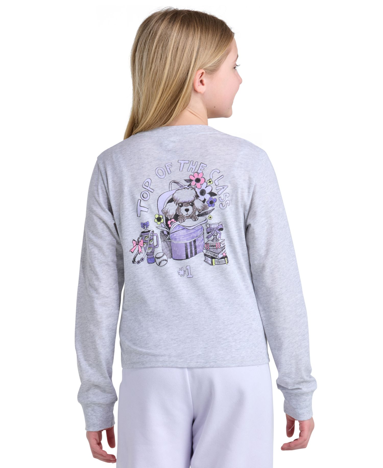 Girls' 8-16 Long-Sleeve T-Shirt