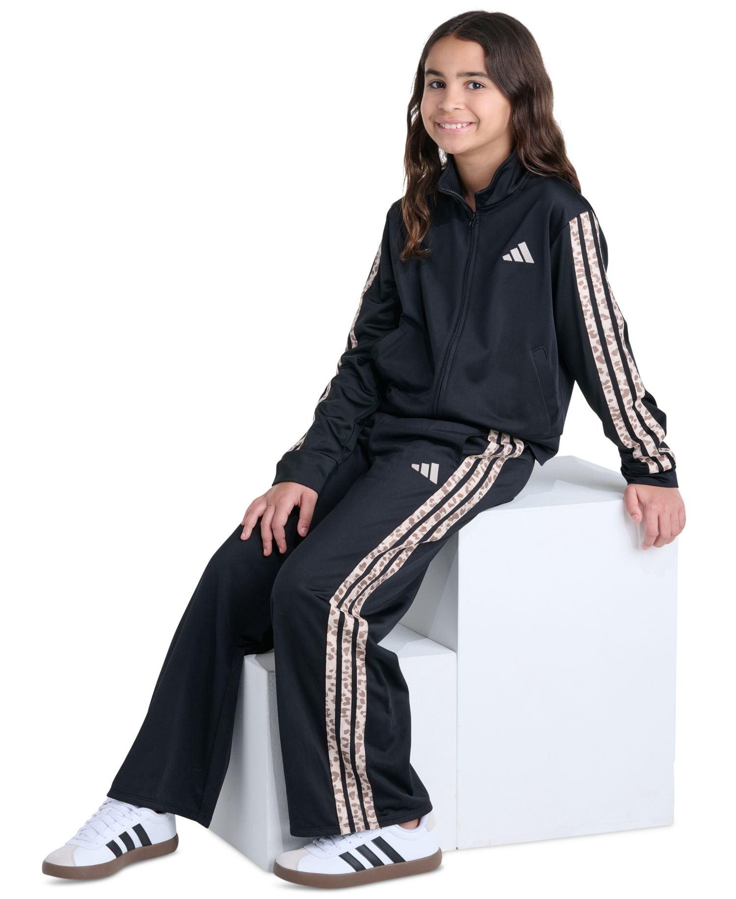 Girls' 8-16 Long-Sleeve Jacket and Pants, 2-Piece Set