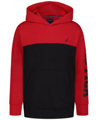 Boys' 8-20 Long-Sleeve Color-Block Hoodie