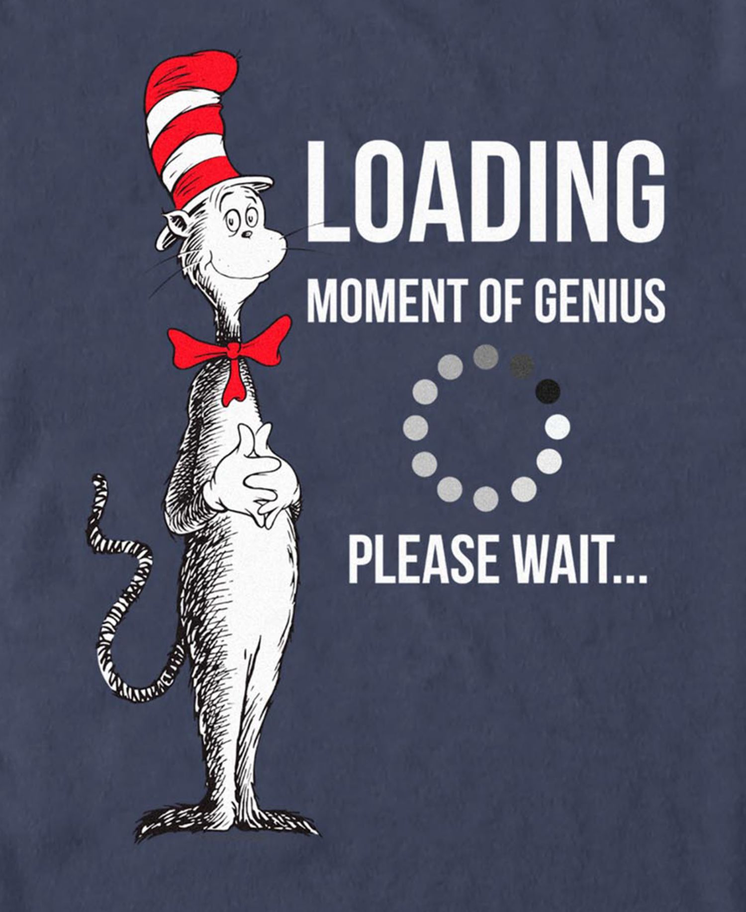 Men's Dr. Seuss Seuss Cat Loading T-Shirt