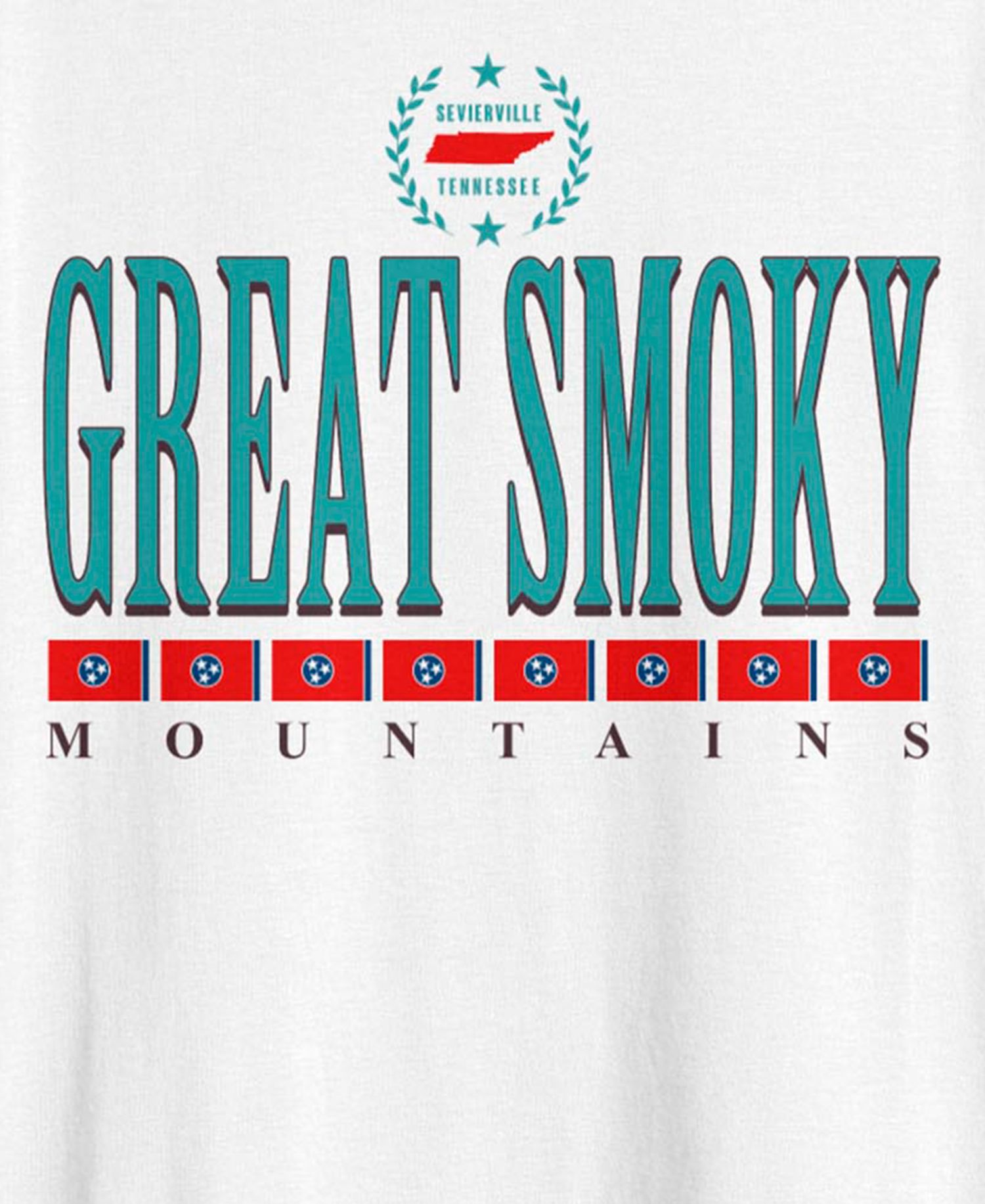 Men's Generic Smokey Flag Lineup T-Shirt