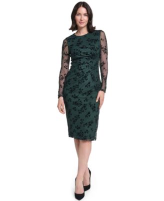 Women's Crew Neck Midi Dress