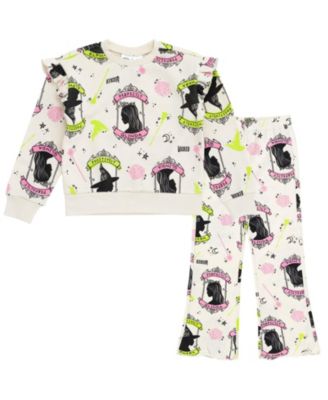Toddler Girls (2T - 4T) 2-Piece Fleece Sweatshirt and Flare Leggings Set