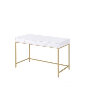 47" Computer Desk With Two Drawers