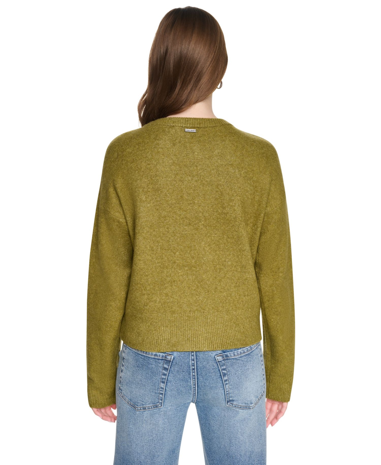 Women's Asymmetric Detailed Crewneck Sweater