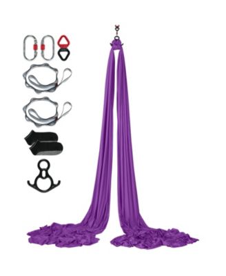 Aerial Silk Yoga Swing Set 8.7 Yards Hammock Trapeze Inversion Fly