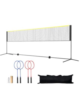 20ft Badminton Net Set Outdoor Portable Volleyball Pickleball Tennis Net