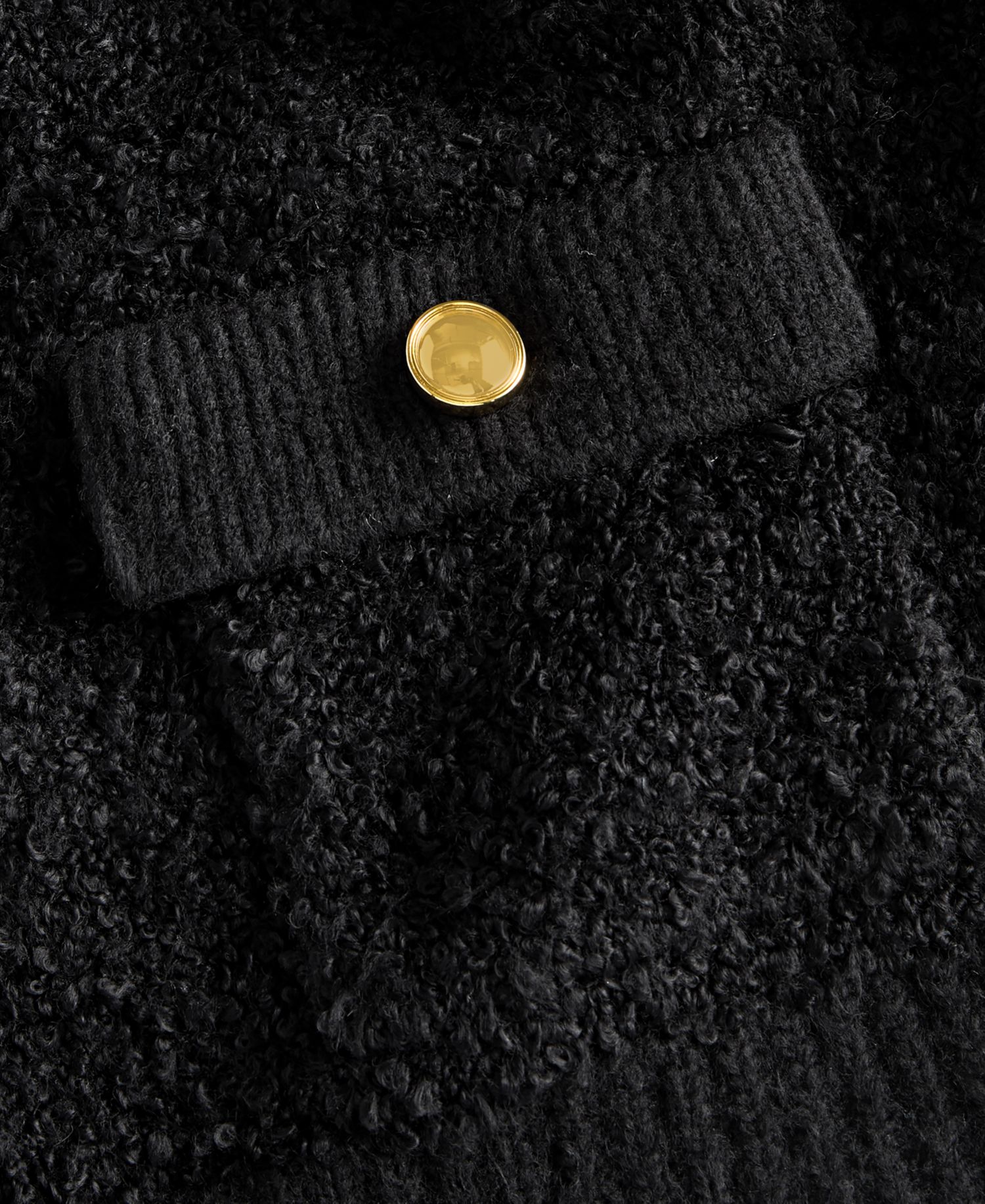 Petite Boucle Relaxed-Fit Cardigan