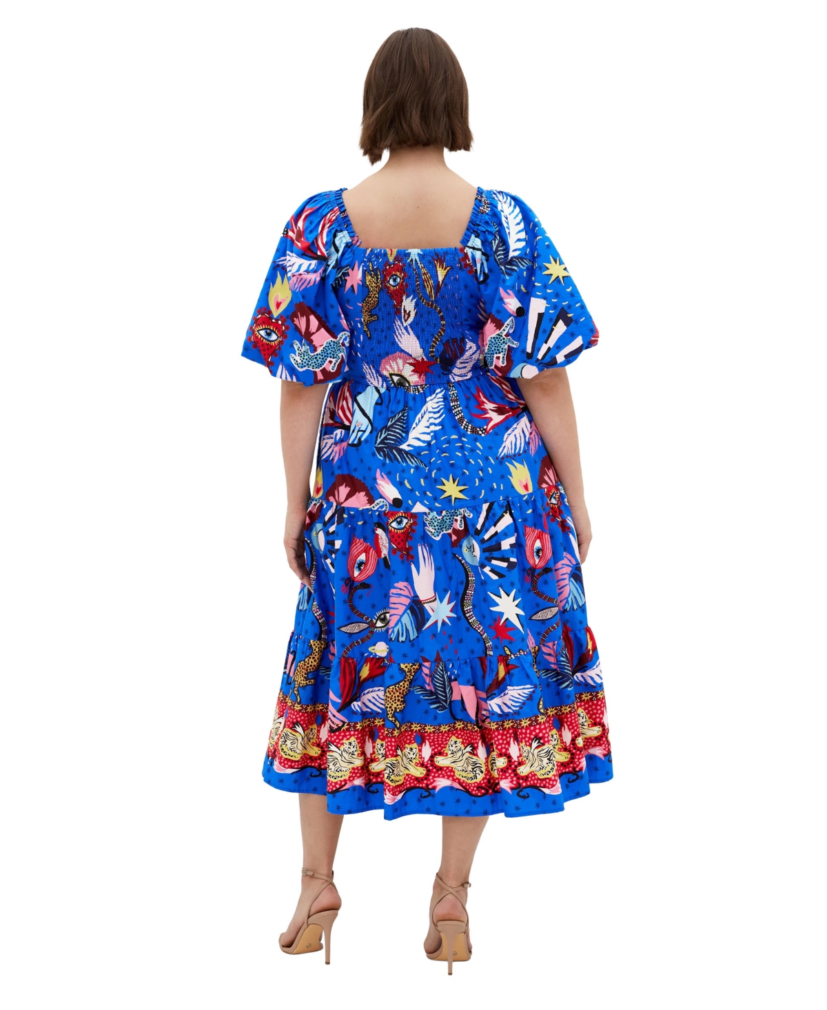 City Chic Women's Capria Calista Print Midi Dress