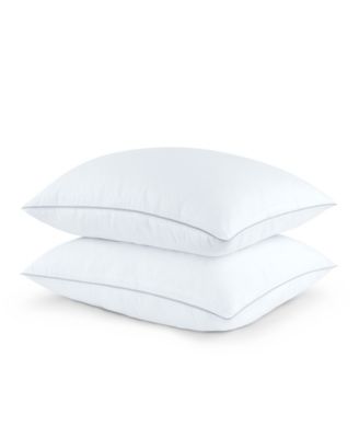 High-Lofting Swiss Dot Embossed 2-Pack Pillow Set, Standard/Queen