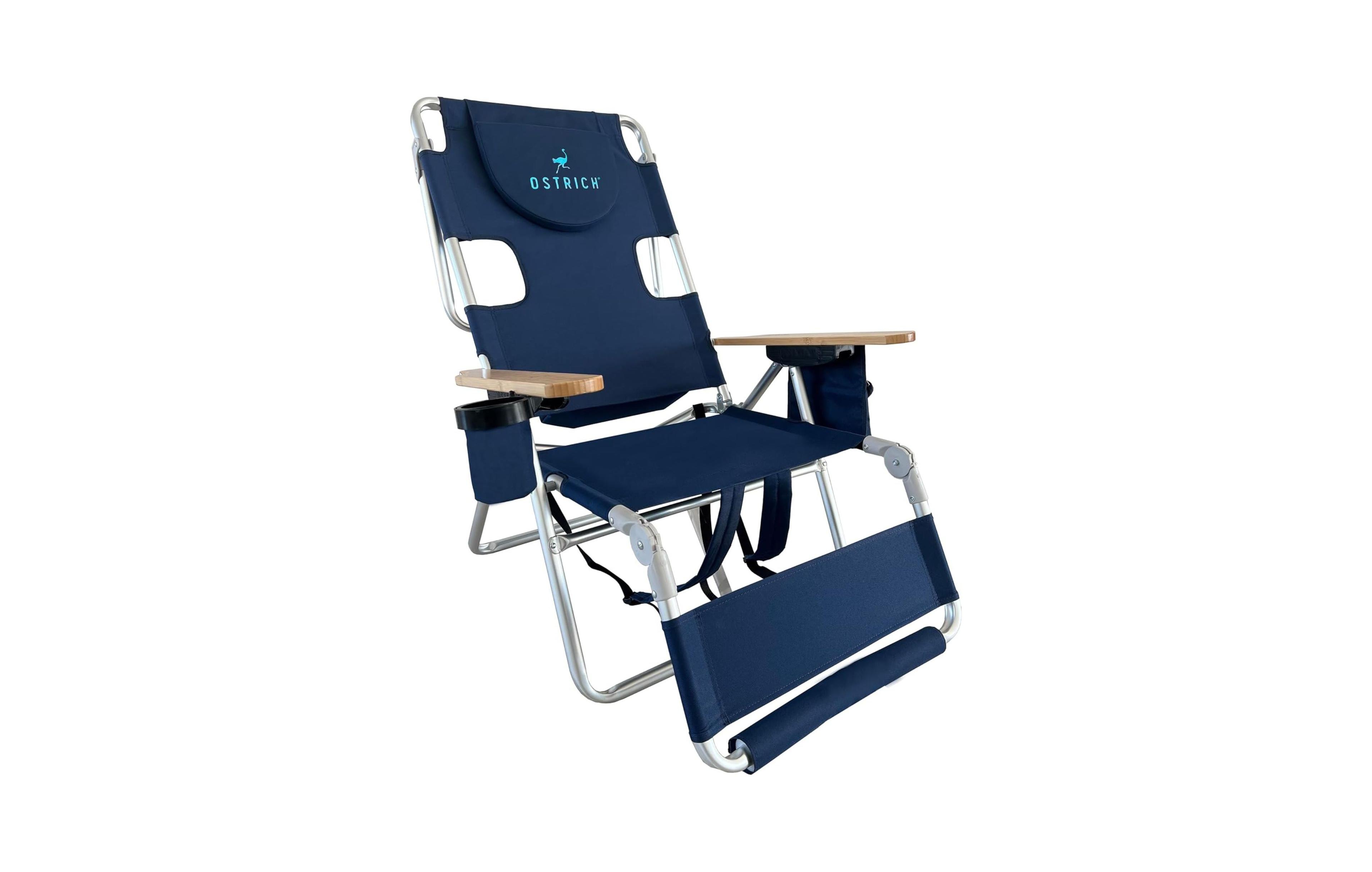 Ostrich The Woody Backpack 3N1 Chair Cooler Bag and Reclining Lounger