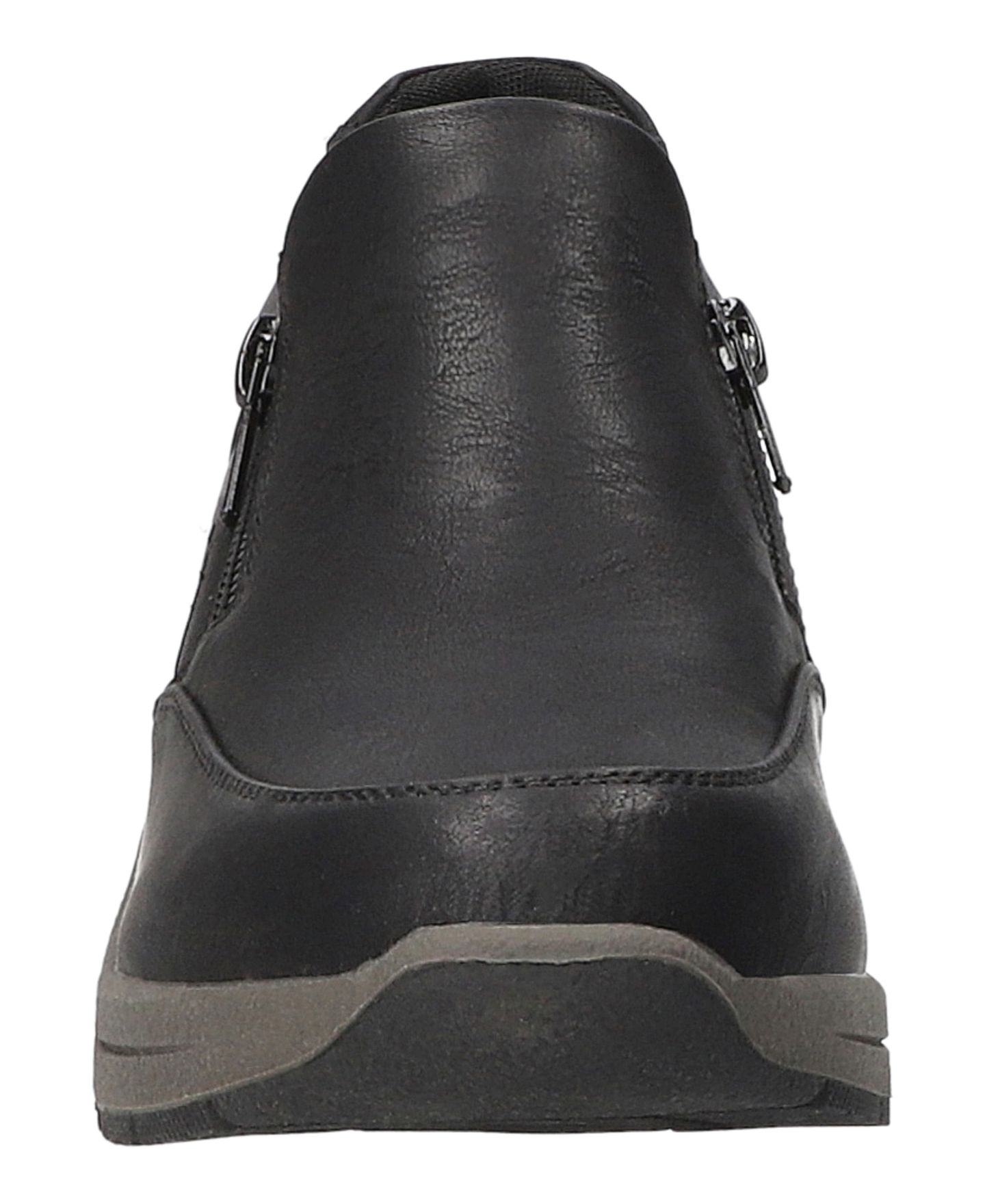 Женские кроссовки Easy Street Nita Slip-Resistant Wedge, цвет: Чёрный — фото 6
