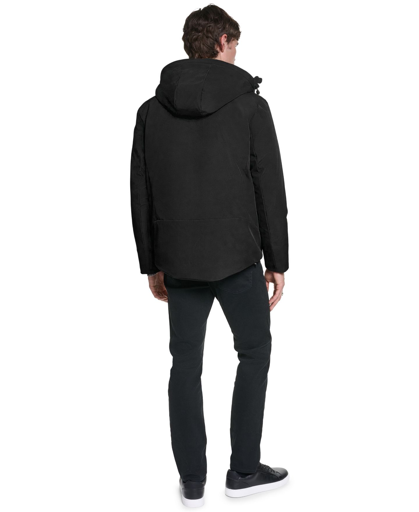 Мужская куртка KARL LAGERFELD PARIS FlexTech Hooded, цвет: Чёрный — фото 5