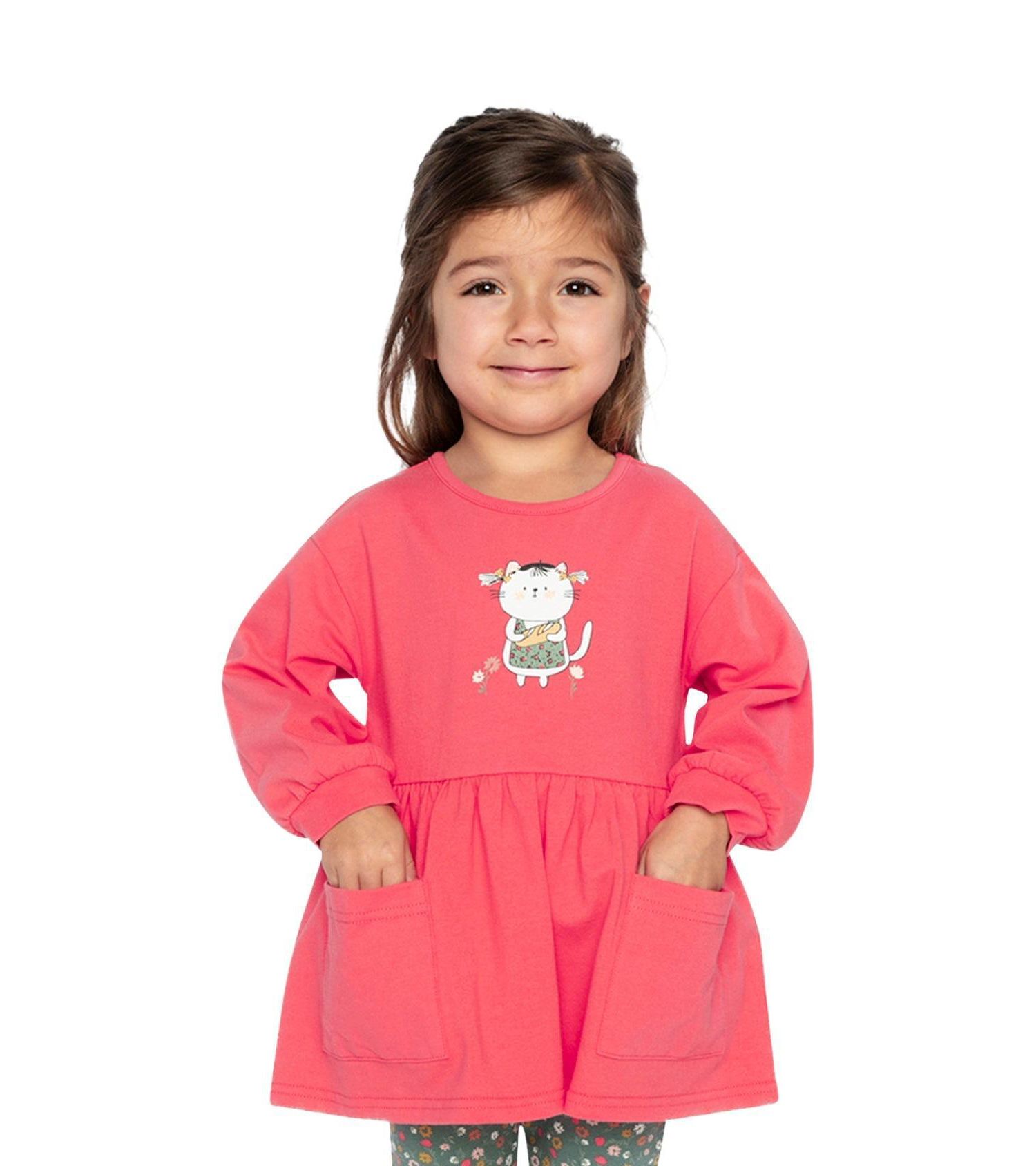 Baby Girl (12M - 24M) Cotton Tunic T-Shirt