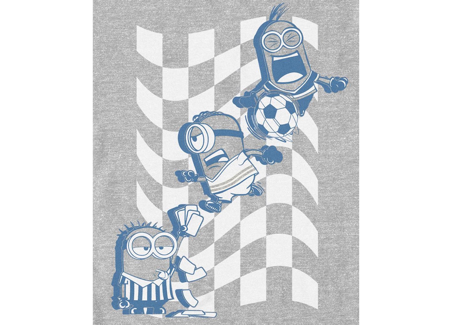 Men's Checkers Soccer Graphic T-Shirt