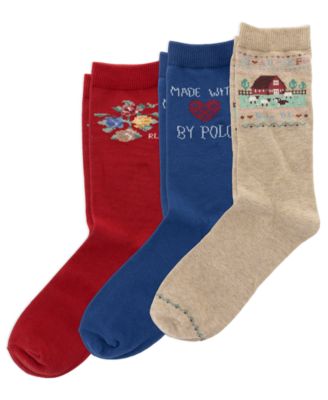 Girls' Sample Socks, 3-Pack
