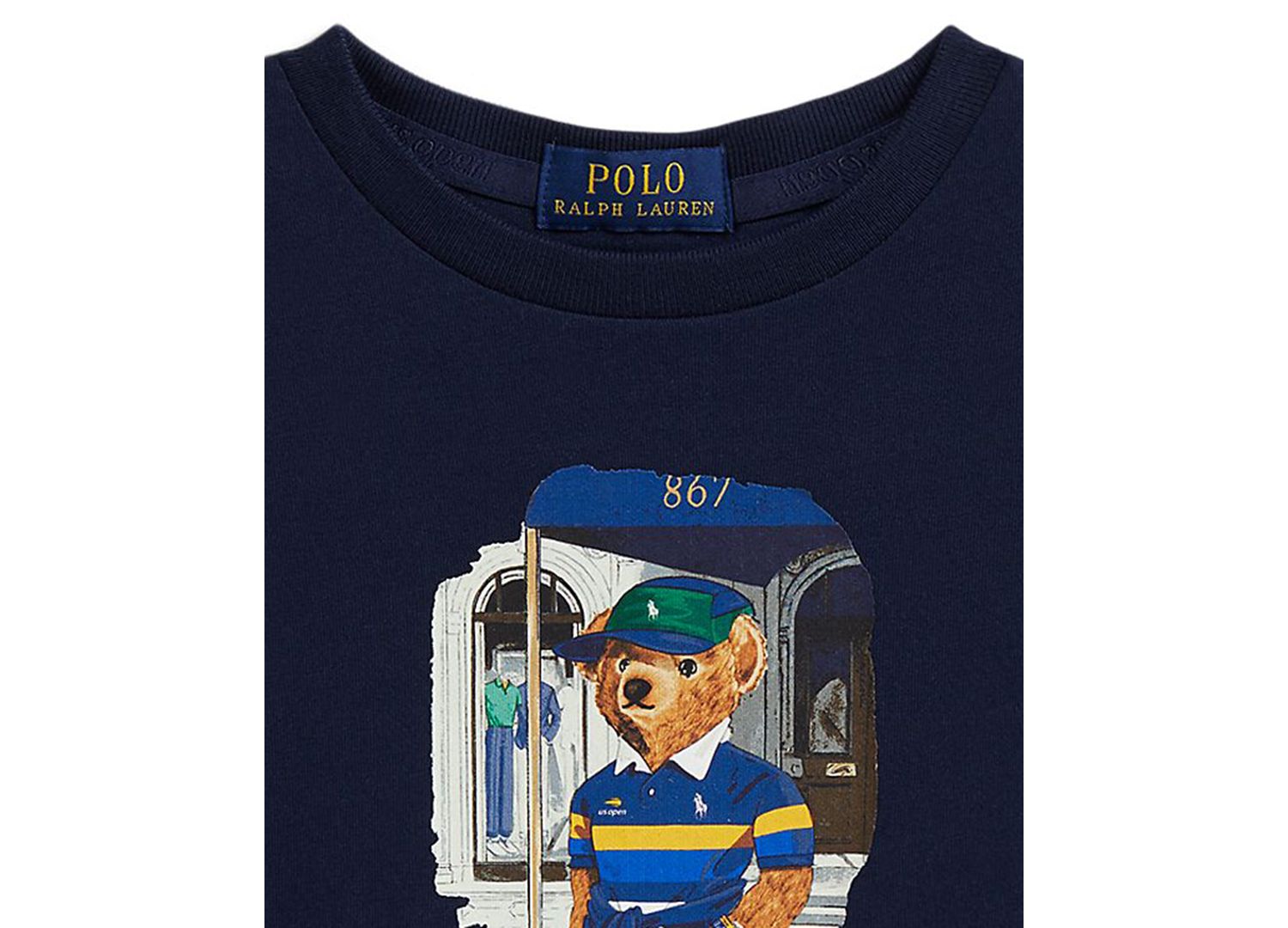 Girls' 2T-6X US Open Polo Bear Short-Sleeve T-Shirt