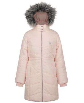 Girls' 4-6X Aerial Hooded Puffer Jacket