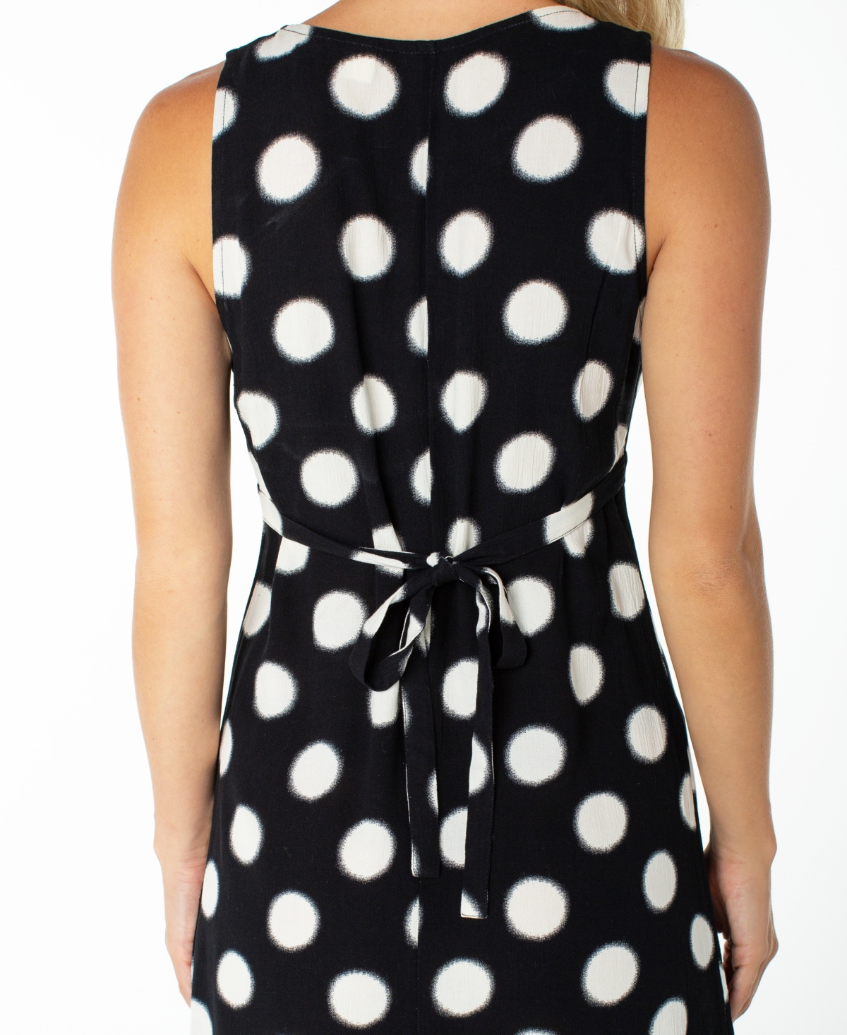 Roxy Women's Sunfire Polka-Dot V-Neck Pull-On Mini Dress