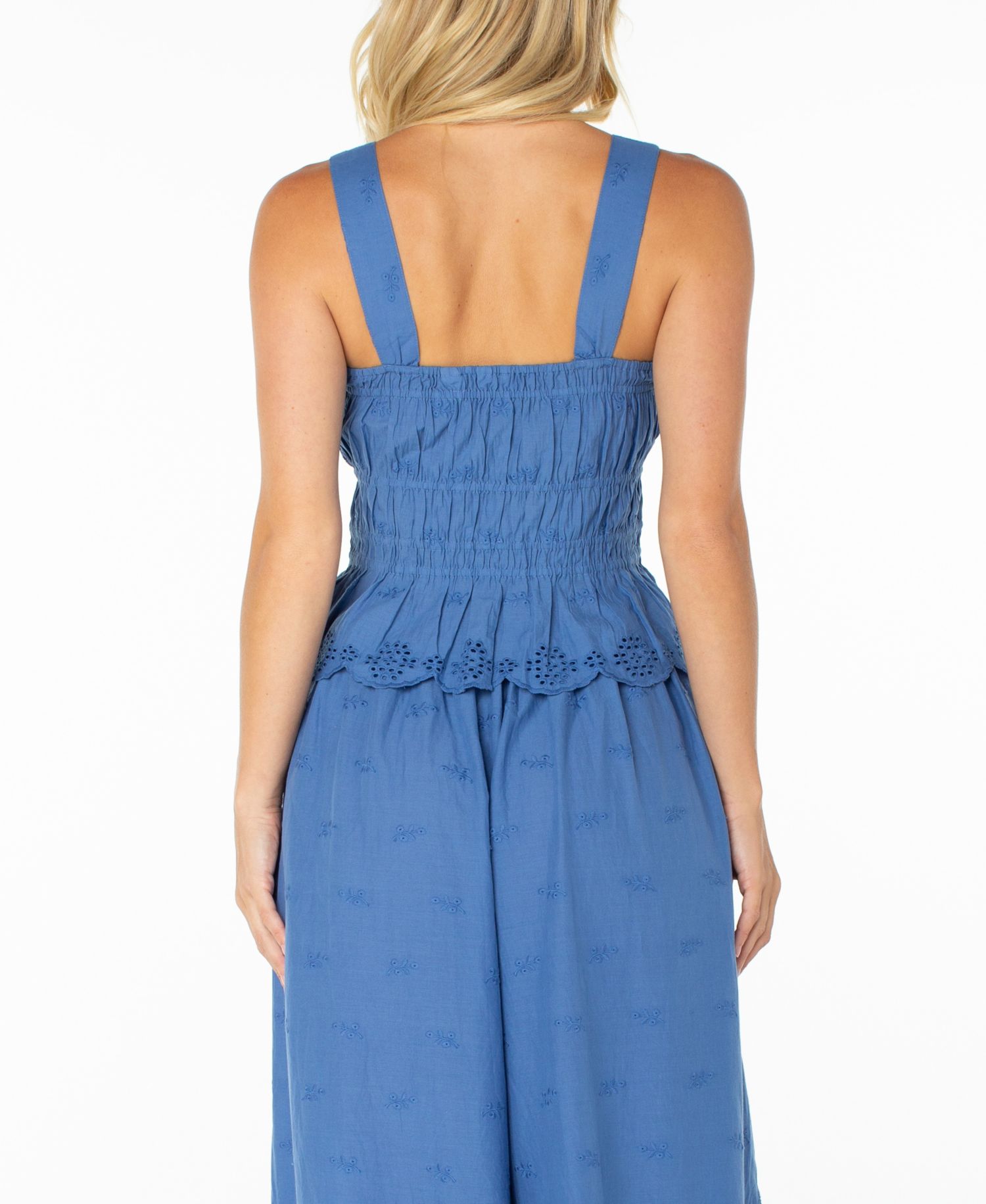 Women's West Reef Ruched Straight Neck Tank Top