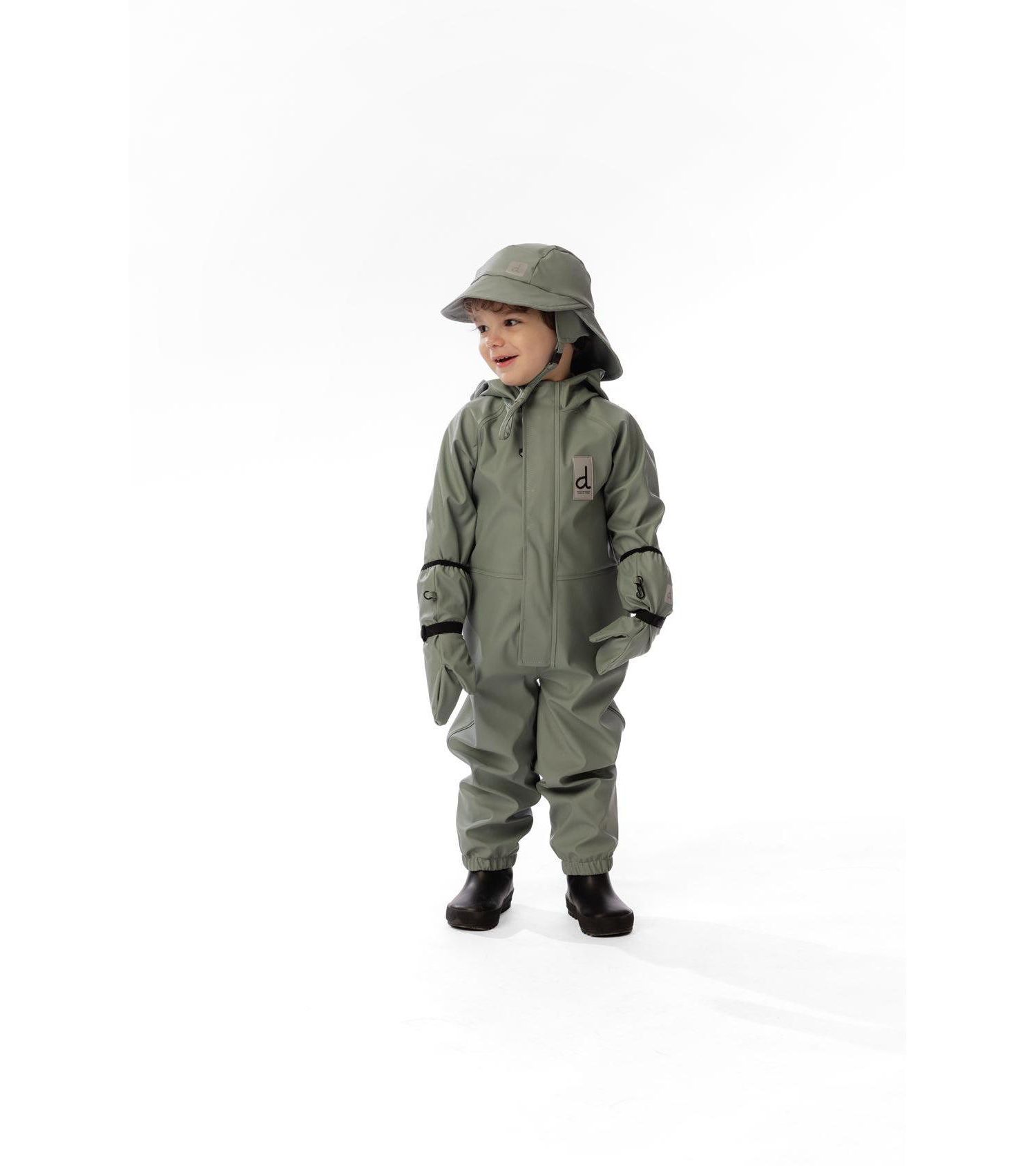 Baby Unisex ( 12 M to 24 M ) Rain One Piece Sage