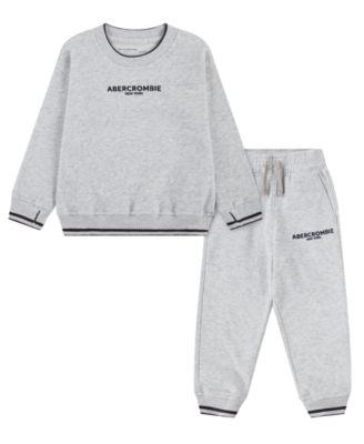 Toddler Boys' 2T-4T Fleece Crew Sweatshirt and Jogger Pants, 2-Piece Set