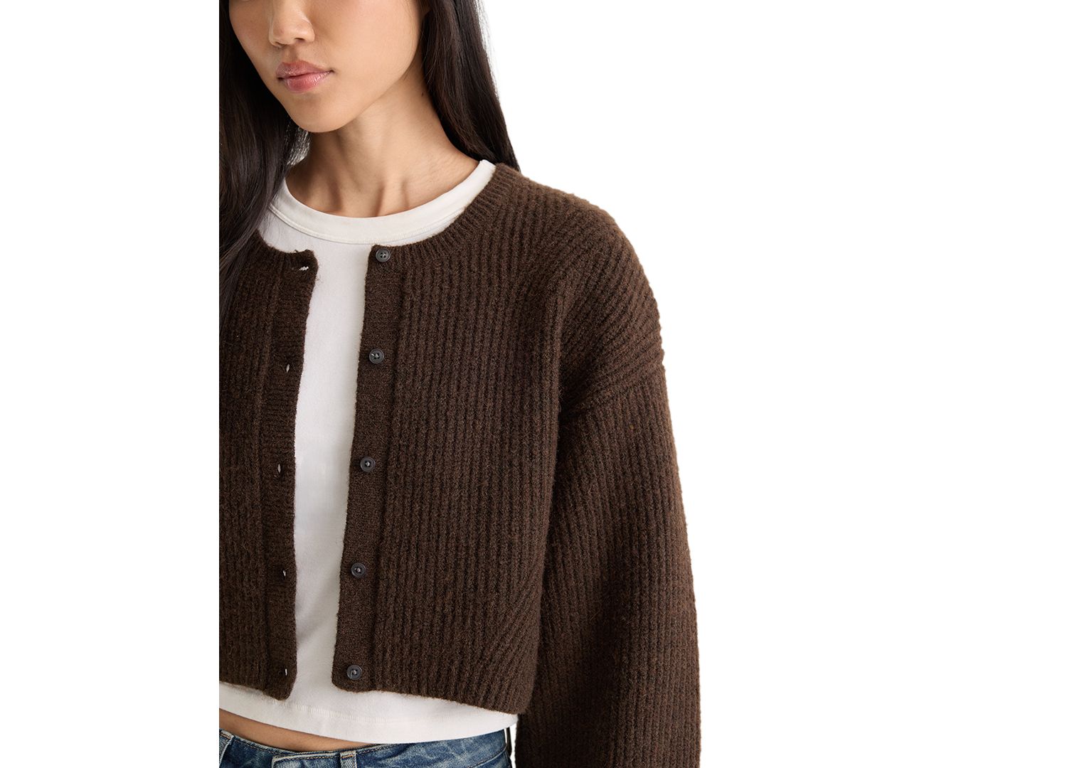 Women's Crewneck Long-Sleeve Sweater