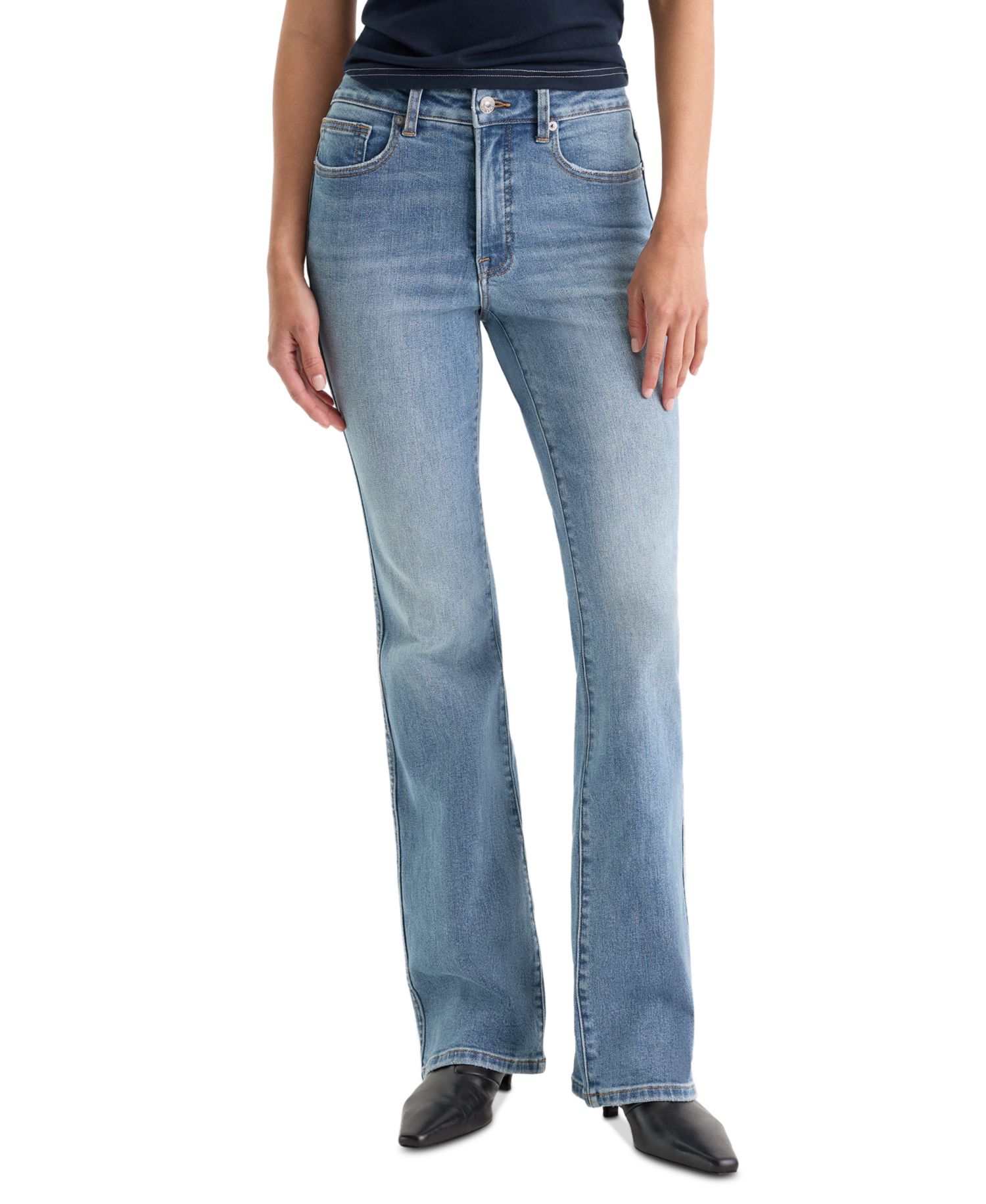 Women's High-Rise Slim Bootcut Jeans