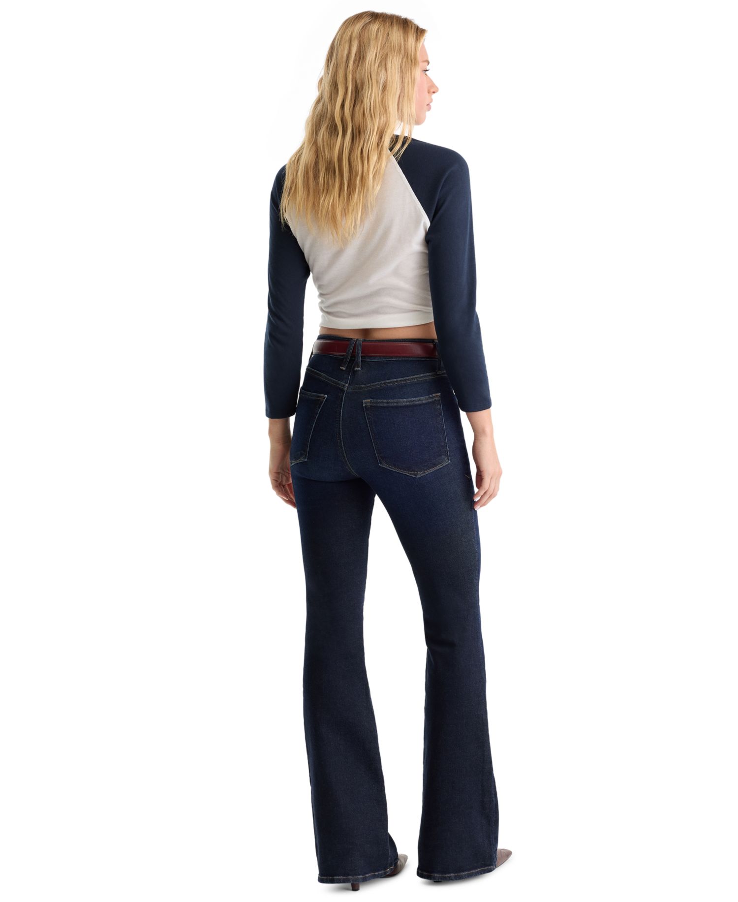 Women's Mid-Rise Slim Flare Jeans