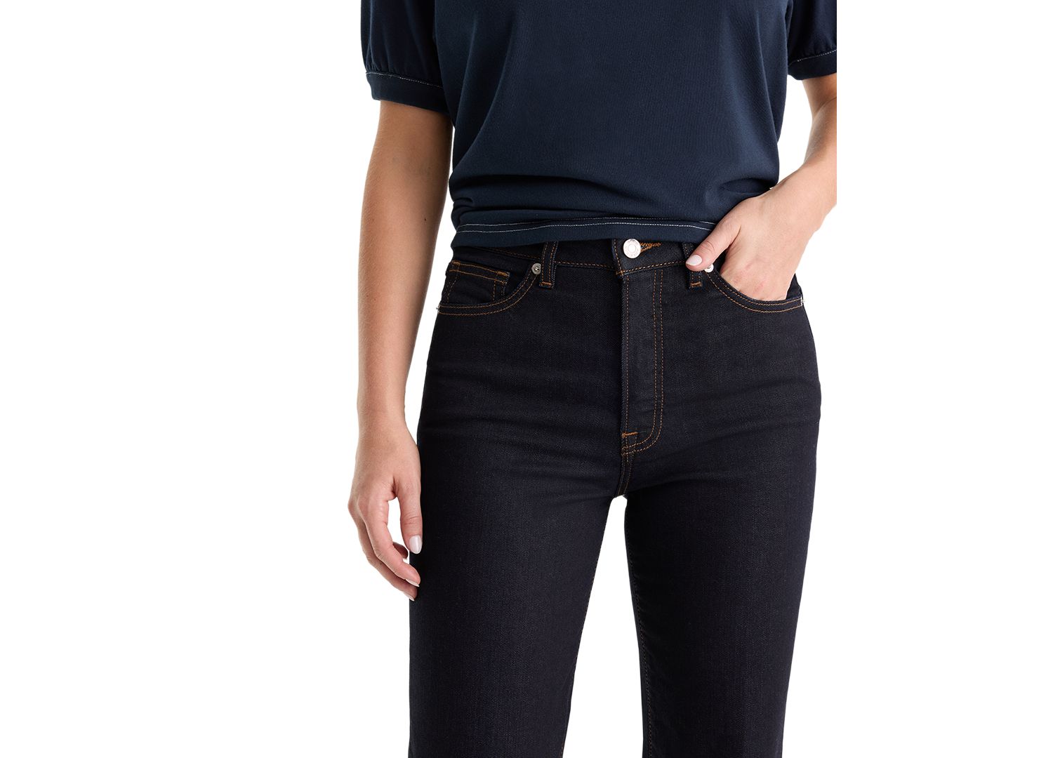 Women's High-Rise Straight-Leg Jeans