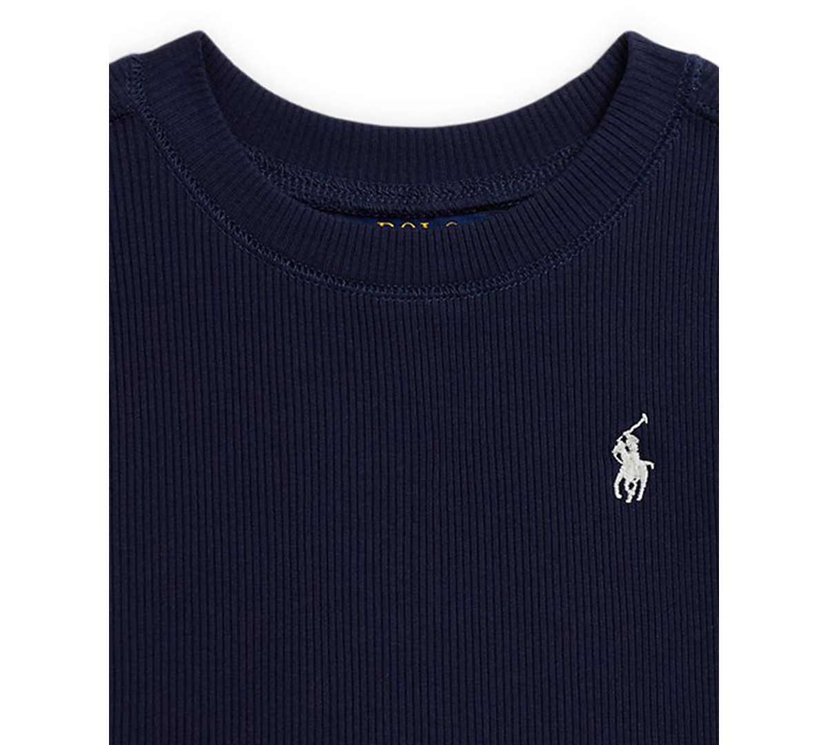 Polo Ralph Lauren Girls' 2T-6X Ribbed Boxy T-Shirt