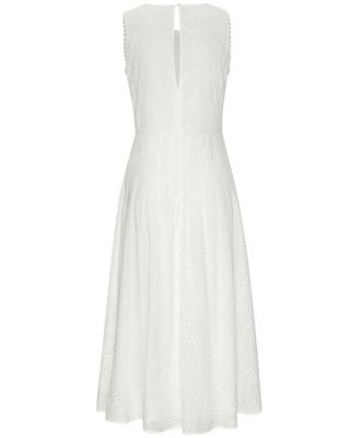 macy's white linen dress Summer Season Blend Maxi | | Womens complemented by a fitted bodice that flows into a softly gathered midi skirt for an easy Apparel Macys Office Wear Macy's