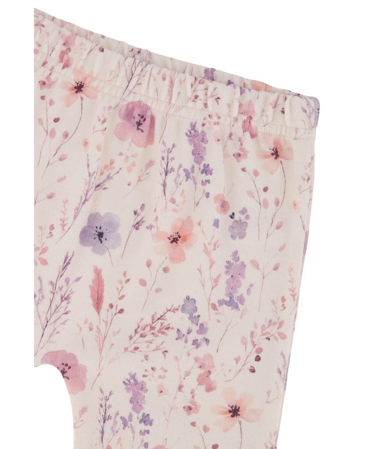 Deux par Baby Girls Cotton Pants and Top Set Printed Flowers