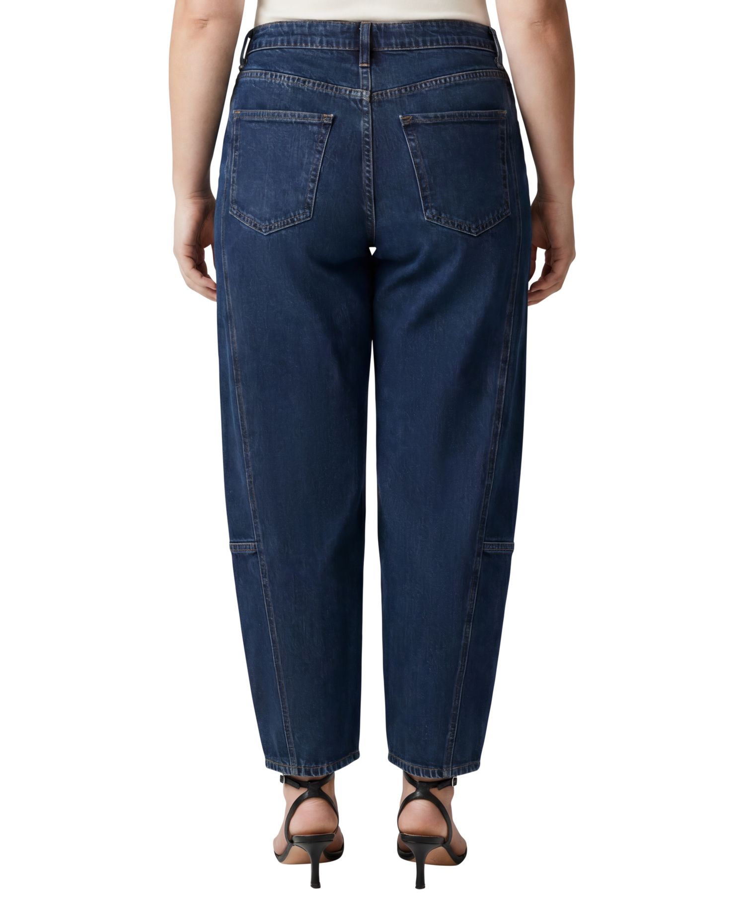 Plus Size Slim Barrel Jeans