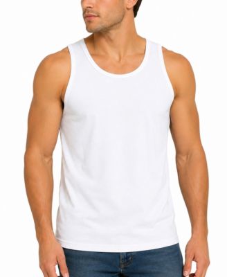 Men's Micro Waffle Knit Regular-Fit Tank Top