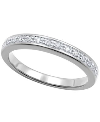 Diamond Band Ring (1/10 ct. t.w.) in Sterling Silver 