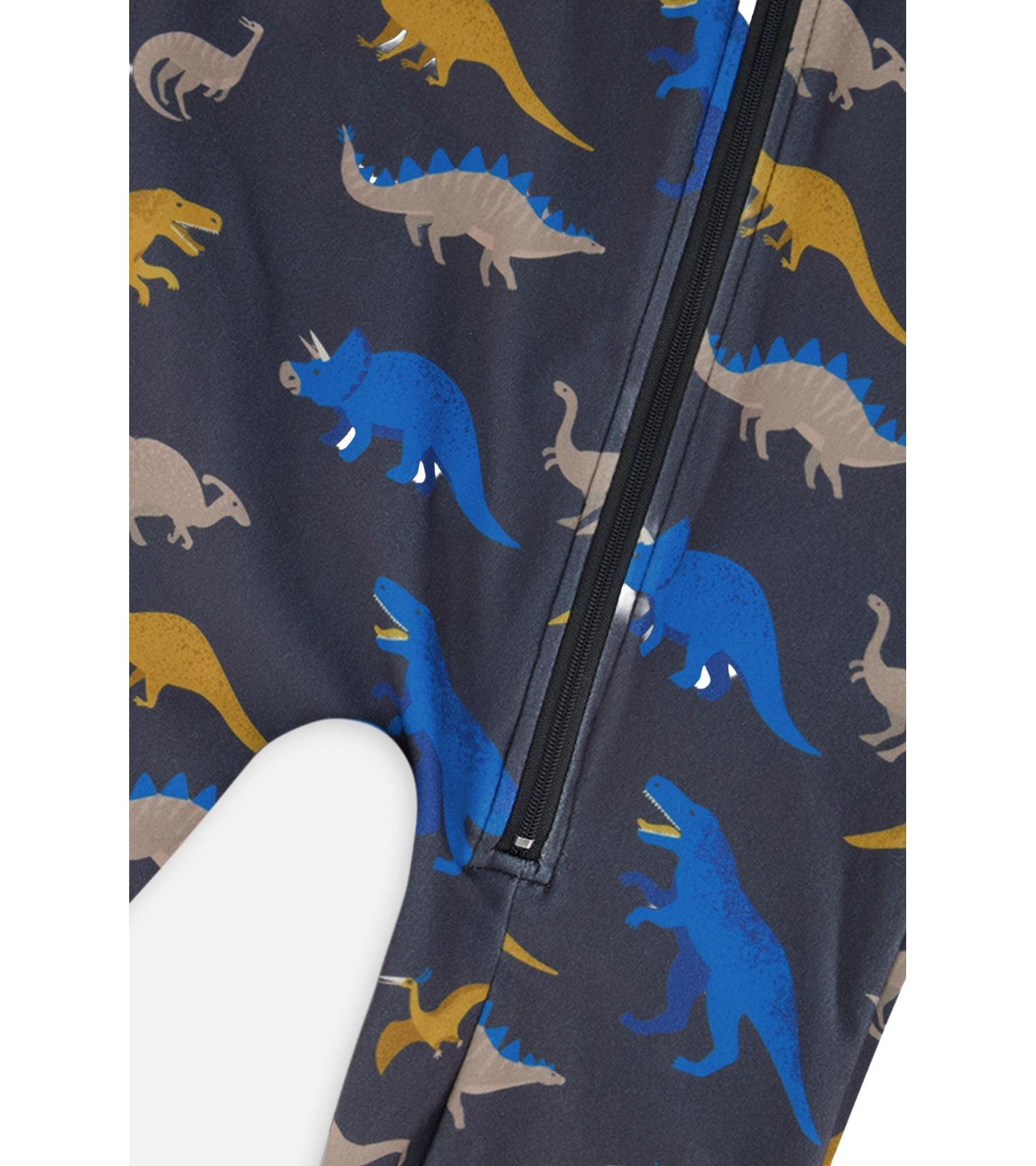 Baby Boys (6M- 24M) One Piece Thermal Underwear Dinosaur Print