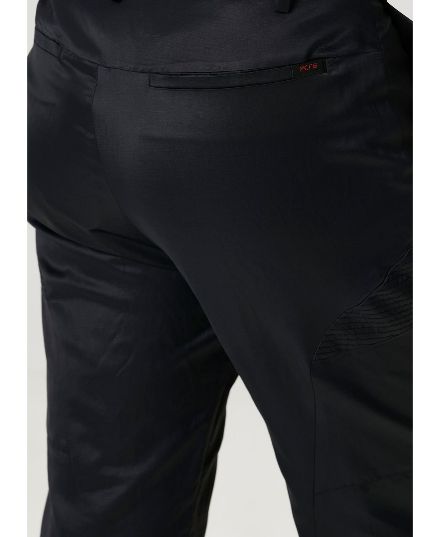 Мужские брюки PCFG Shiny Woven Regular Fit, цвет: Чёрный — фото 7