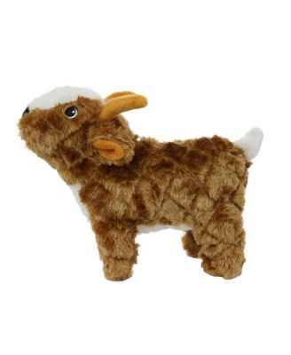 Jr Farm Goat, Durable Plush Squeaky Dog Toy