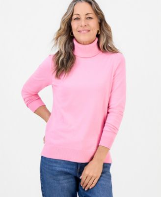 Petite Long-Sleeve Turtleneck Sweater